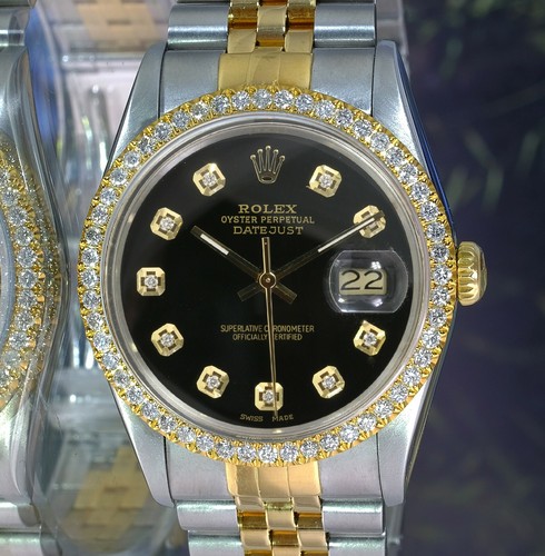 Rolex Datejust 16233 Gold \u0026 Steel Watch 