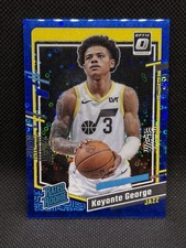 2023-24 Panini Optic KEYONTE GEORGE Blue Fast Break /49 RatedRookie RC #223 Jazz