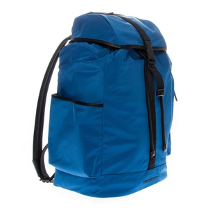 blue burberry backpack