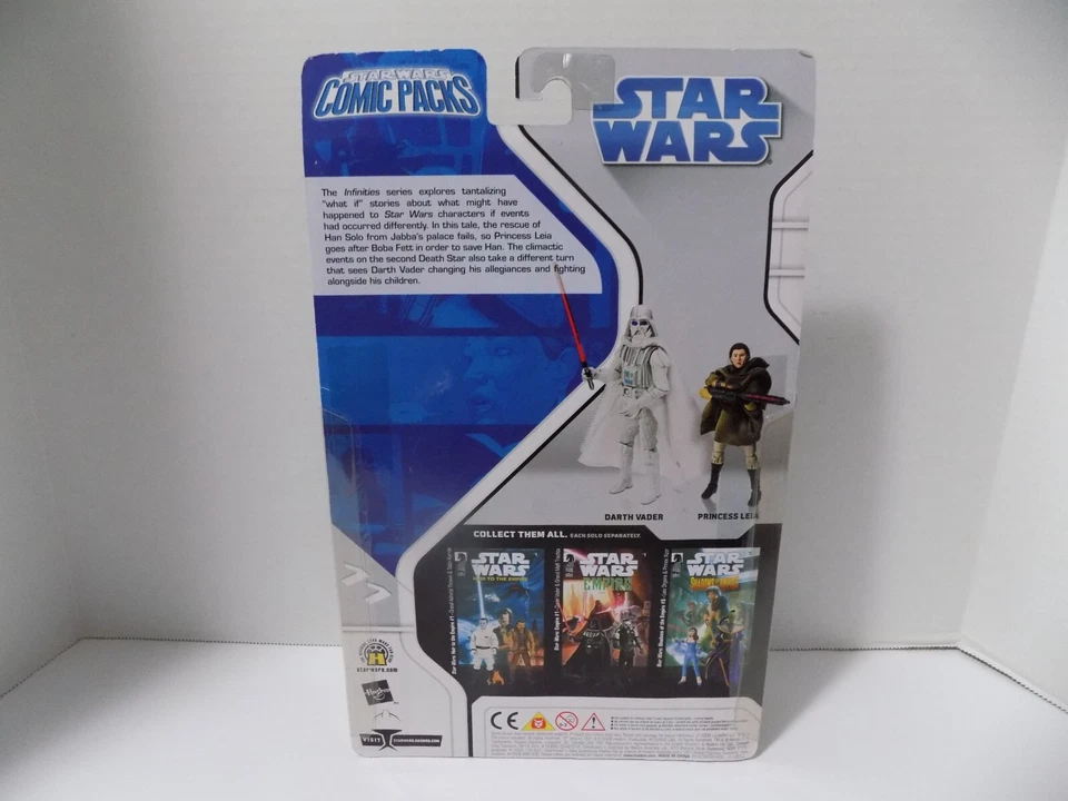Paquetes de cómics de Star Wars #11 Darth Vader y la princesa Leia Hasbro 2008 Dark Horse (8) Foto 3 de 3