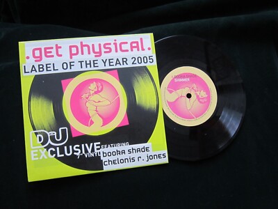 7'' vinyl record ,Get Physical ,Booka shade ,shimmer ,DJ exclusive