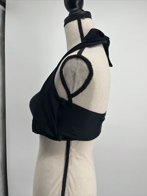 FOREVER 21 1XL Black Halter Top SWIMSUIT | eBay