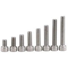 DIN912 M1.4 M1.6 M2 M2.5 304 Stainless Steel Hex Socket Cap Head Screws Bolts 