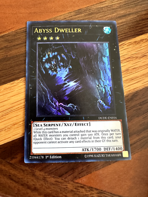 Abyss Dweller DUDE-EN016 1st Edition Ultra Rare NM + BONUS | eBay