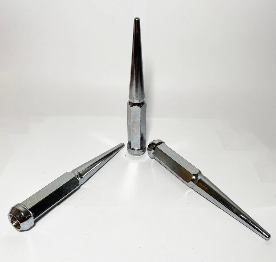 32Pc + ключ хром 6 «высокий шип зажимные гайки 9/16-18 для 1994-2011 Dodge Ram 2500 3500 - Изображение 3 из 4