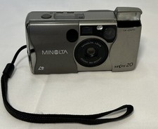 Minolta Vectis 20 APS Point Shoot Film Camera - Powers On - UnTested See Desc