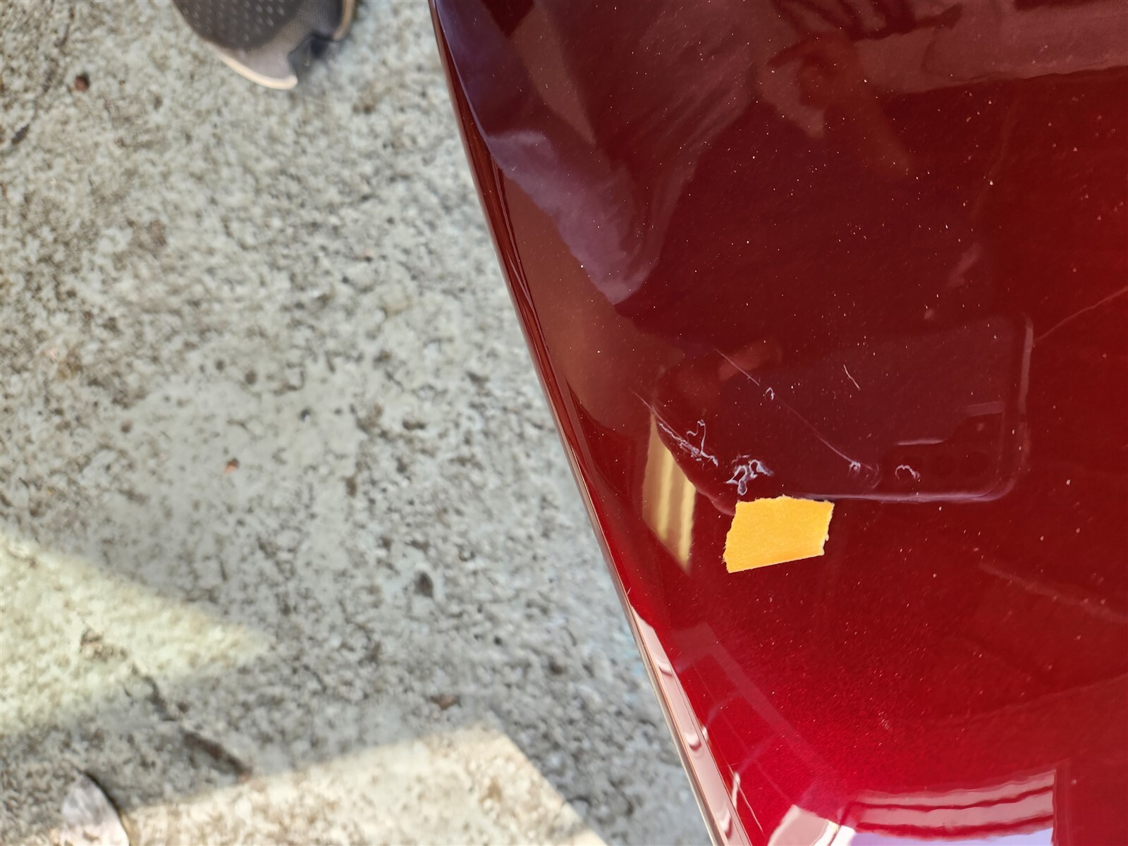 2003 Corvette C5 GM REAR BUMPER Cover with Lights 50th ANNIVERSARY RED