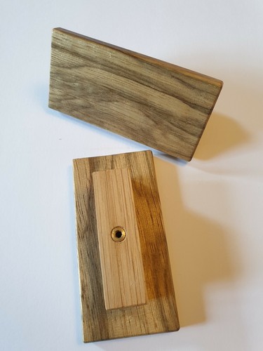 MADERA HECHA A MANO KORINA (LIMBA) MADERA CAJÓN BARRA MANIJAS PERILLAS GABINETE/ARMARIO** - Imagen 4 de 7