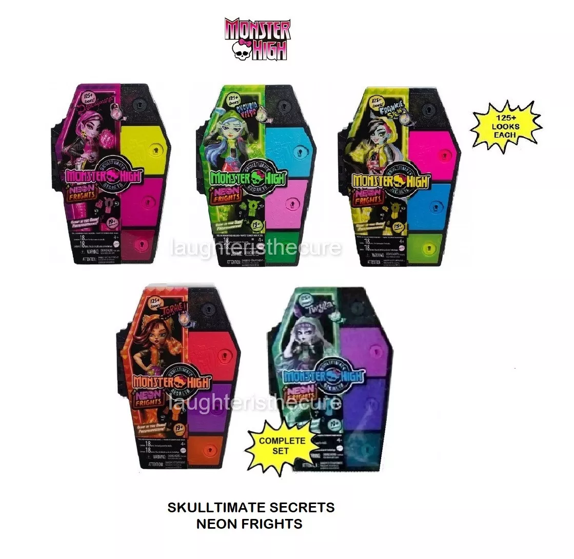 Monster High-Monstrueux Secrets-Coffret Frankie Stein Frayeurs