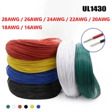 1/2/5/10 Meters UL1430 Electronic Wire 16AWG~28AWG Tinned Copper Wire 300V 105℃