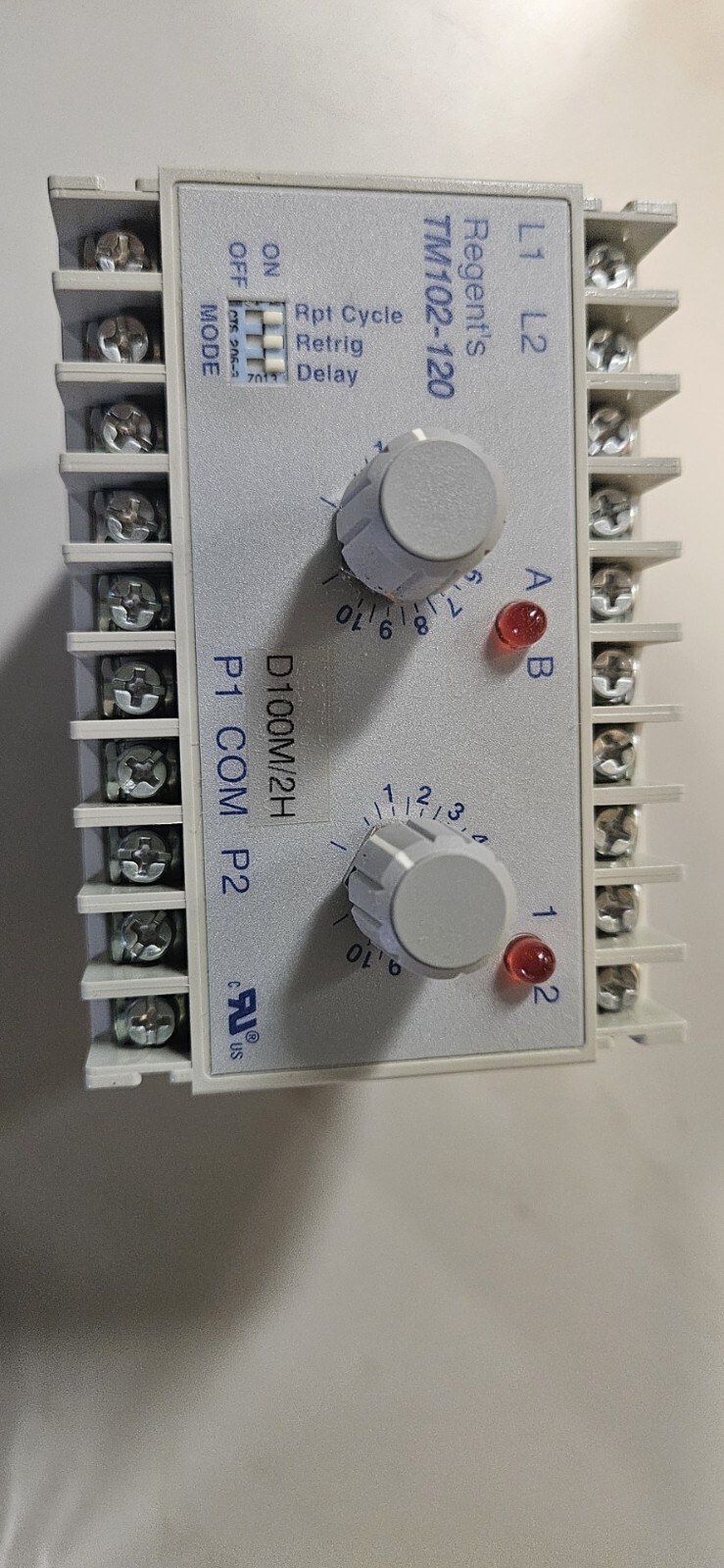 REGENT CONTROLS TM102-120 (D100/2H)