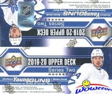 2019/20 Upper Deck Series 2 Hockey Sealed HUGE 24 Pack Retail Box-6 YOUNG GUNS