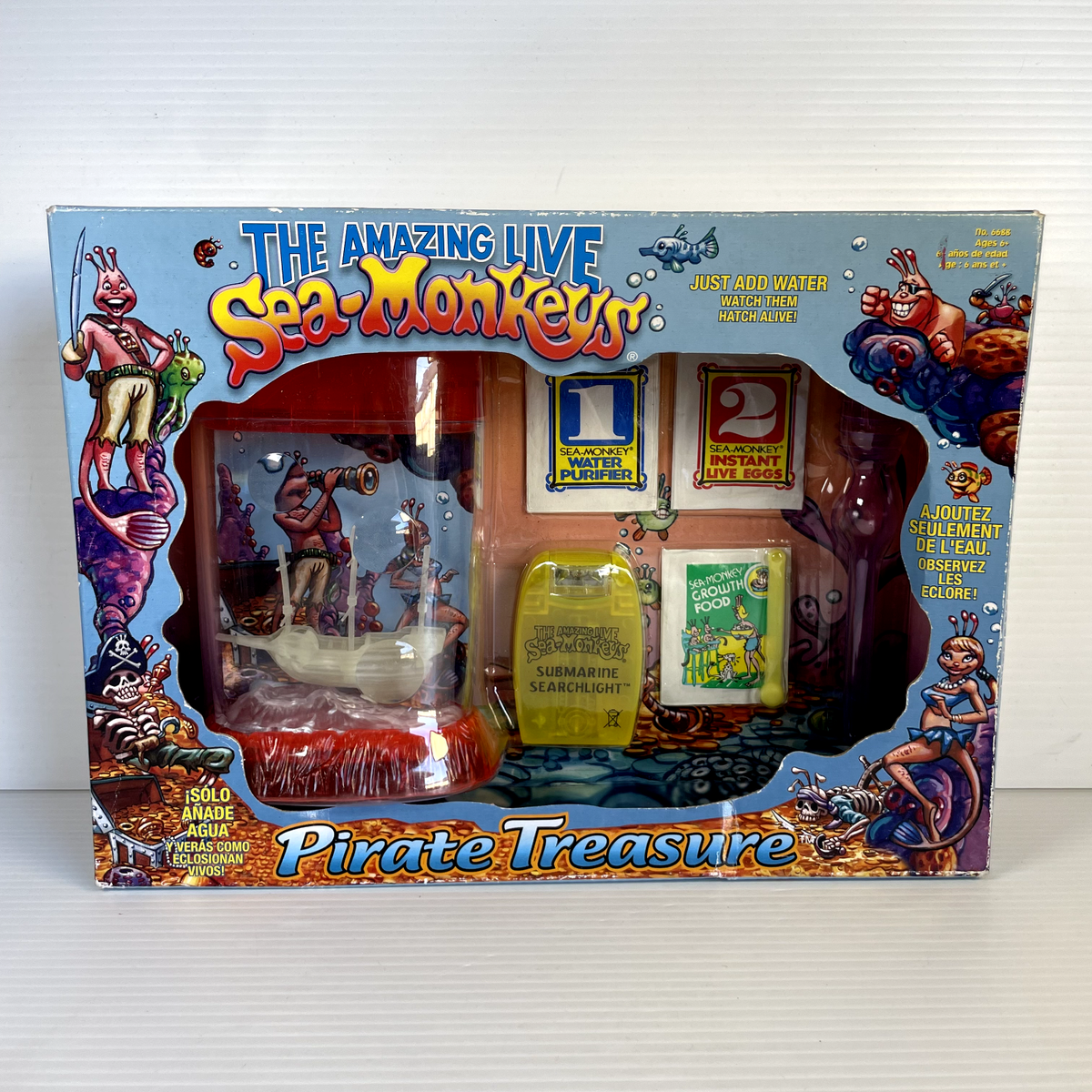Amazing Live Sea Monkeys and Pirate Treasure Toy Game
