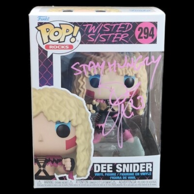 Funko Pop Rocks #294 Twisted Sister Signed By Dee Snider W