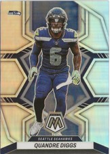 2022 Panini Mosaic Quandre Diggs Silver Prizm SP Seattle Seahawks