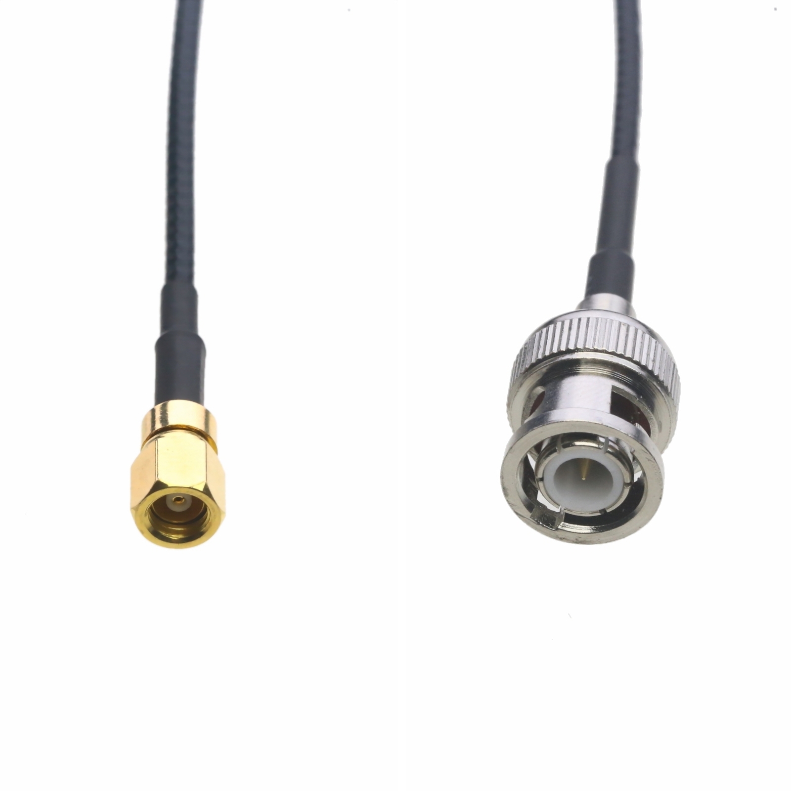 RF coaxial Cable BNC male to SMC female RG174 6