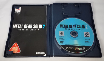 Metal Gear Solid 2 (Sony PlayStation 2, 2001) Japanese Version | eBay