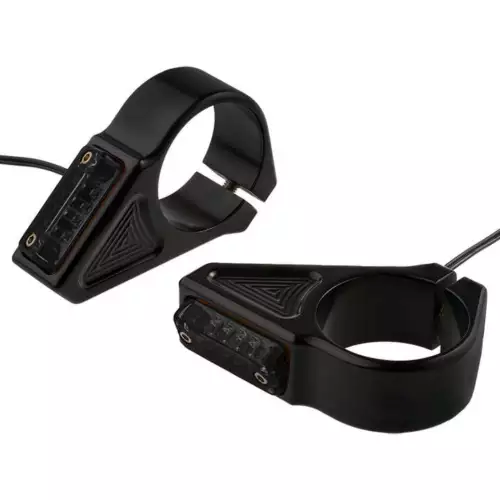 Joker Machine 05-303-1 Black Marker Lights Turn Signal 39mm Forks Amber LED