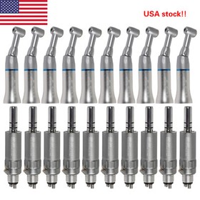 USA NSK Style Dental Slow Low Speed Handpiece Contra Angle Push /4Hole Air Motor