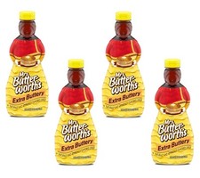 Mrs. Butterworth's Extra Buttery Pancake Syrup, 4-Pack, Size 24 oz Bottles