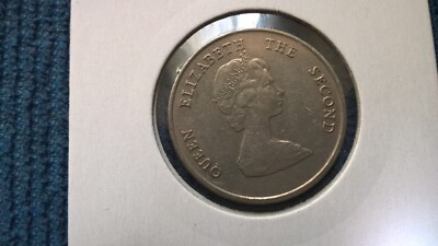 Ostkaribik Münze im Etui  Queen Elizabeth II   (1966 - 2021) - 25 Cent