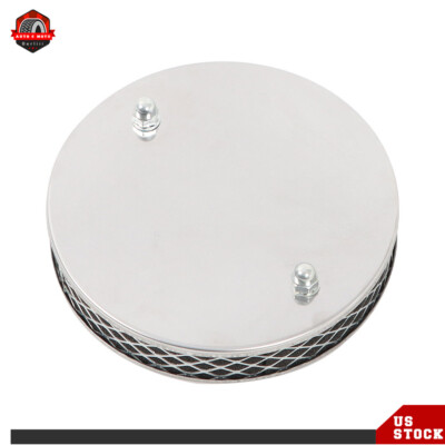 #ad Pancake High Air Flow Air Filter Chrome Metal For SU HS4 1½ inch Carburettor $19.90