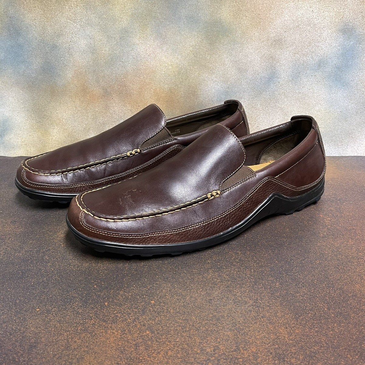 Cole Haan 161 C04059 C8 Tucker Venetian Men\'s Brown Leather Loafers Size 9M men main image 2