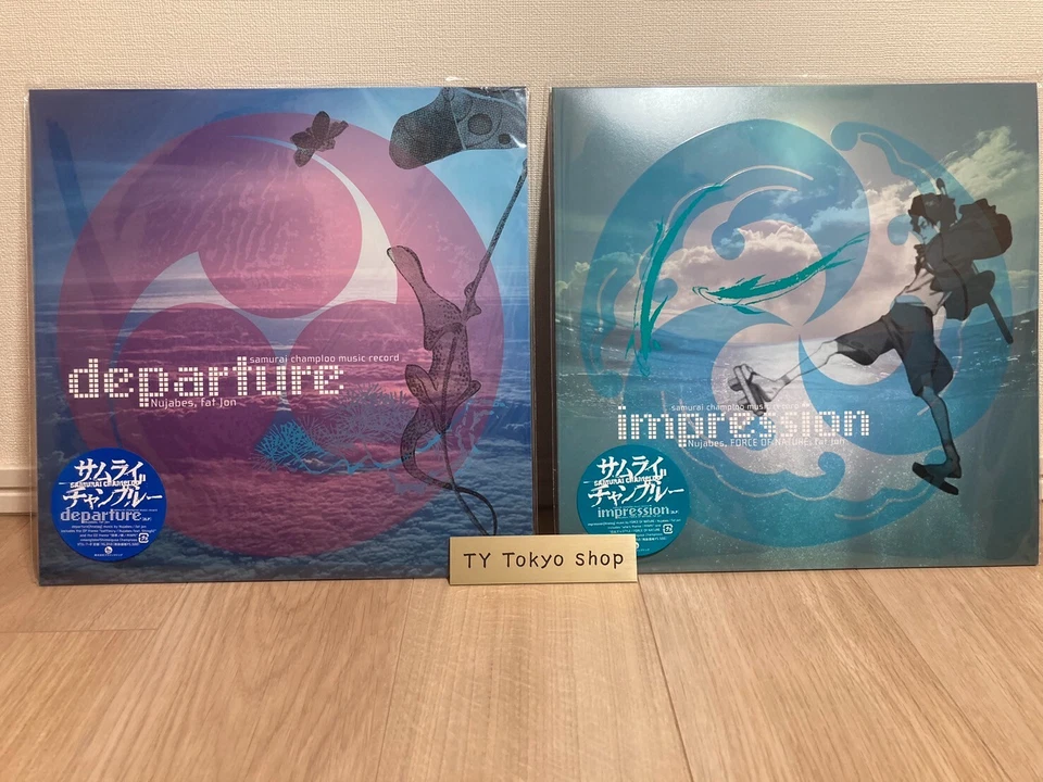 Samurai Champloo музыкальная запись Nujabes отъезд впечатление 12 винил LTD 2LP набор - Изображение 2 из 4