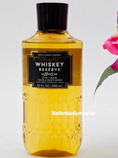 Bath Body works Men's WHISKEY RESERVE 3-IN-1 Hair, Face  Body Wash shower 10 oz