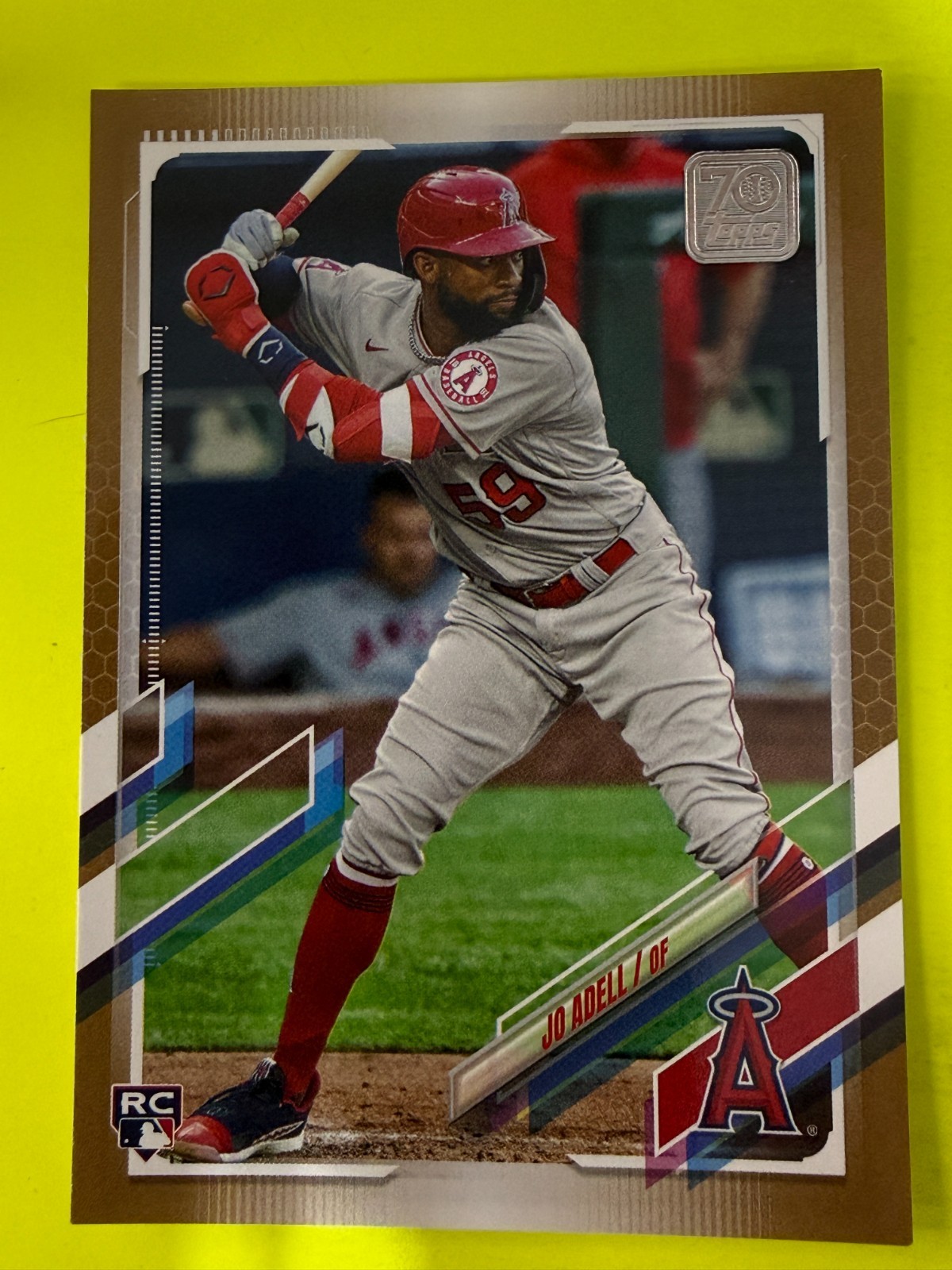 71155 2021 Topps Gold #43 Jo Adell RC BK$10
