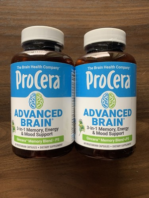 #ad #ad Procera Advanced Brain Memory Energy Mood Support 60 Caps Exp 2028 2 $36.00
