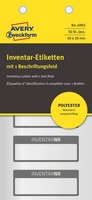 Avery Zweckform Inventaretiketten 6905 Schwarz 50,0 X 20,0 Mm, 10 Blatt