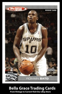 2004-05 Topps Total Romain Sato #342 San Antonio Spurs Rookie NBA Basketball