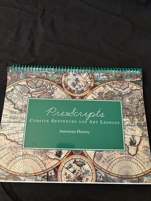 PreScripts Cursive Sentences and Art Lessons : American History