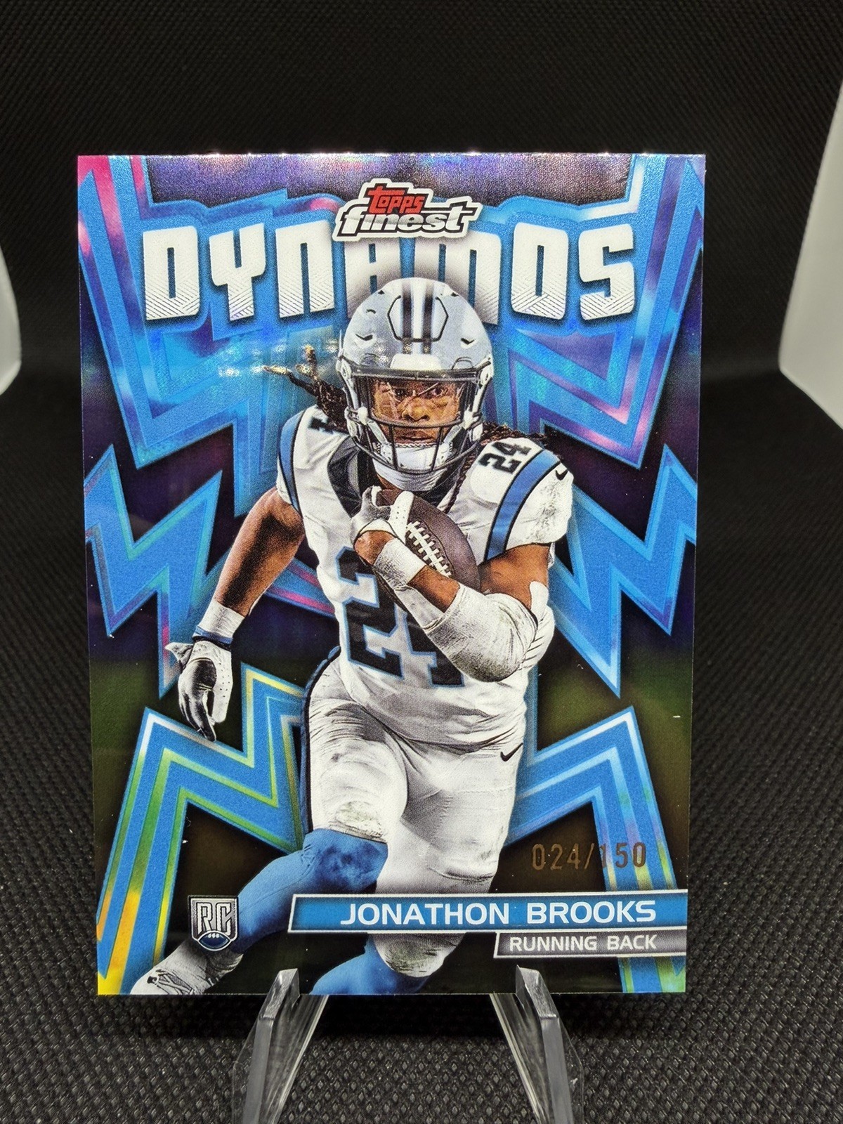 Jonathon Brooks Topps Finest Dynamos #DYN1 Blue Refractor