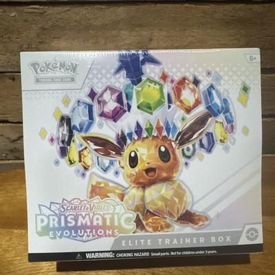 Pokémon Prismatic Evolutions Elite Trainer Box (ETB) New Sealed Eevee Promo Card