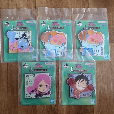 One Piece Egghead Luffy Chopper Bonney Jinbe Gummi Untersetzer Ichiban Kuji