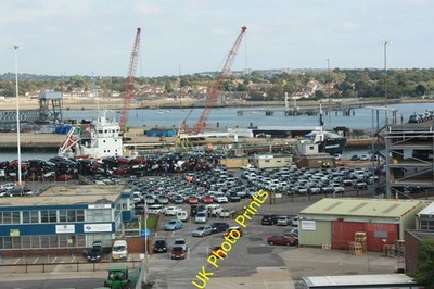 Photo A2 Cargo Handling area Eastern Dock Ocean Village River Itchen and c2010