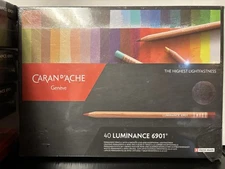 Caran D’ache 40 Luminance 6901 - 40 Artists Colored Pencils