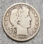 1895 S Barber Half Dollar
