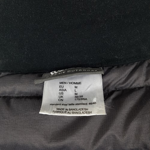 Piumino Jack Wolfskin uomo M grigio nero Stormlock 700 trapuntato giacca - Foto 10 di 11