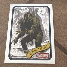 2025 topps chrome marvel base set MAN THING 31