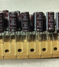 5pcs NCC 470uf 25v Radial Electrolytic Capacitors 25v470uf /Replacing 16v 10v