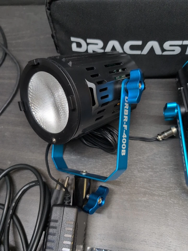 Lote de 3 luces bicolor Dracast BoltRay LED400 DRBR-F-400B Foto 3 de 4