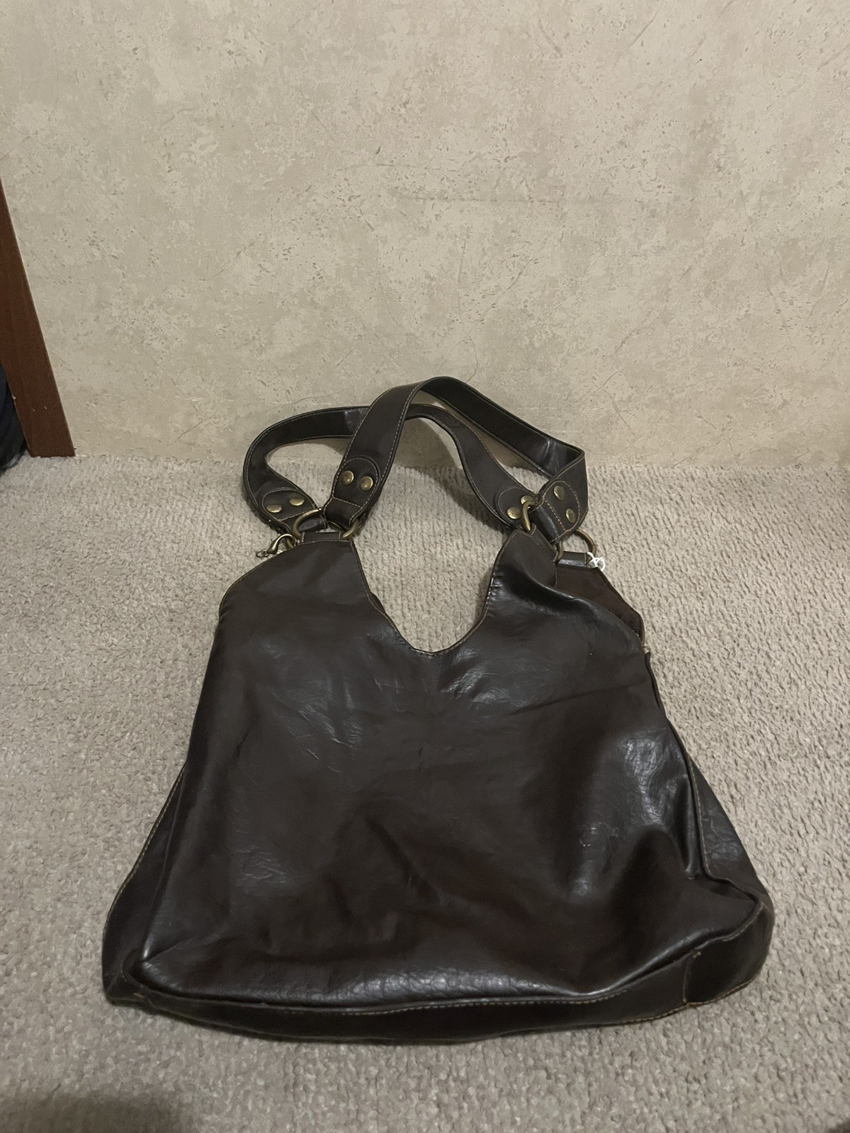 Patchwork Hippie Multi Leather Satchel Shoulder B… - image 2