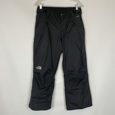 The North Face TNF Girl  s Size L Hyvent Snow Ski Pants EZ Grow Black Pink Lining
