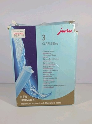 Original Jura Claris Blue Water Filter Cartridges 3 Pack 71312