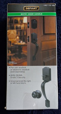 Defiant Castle Matte Black Entry Door Handle ...