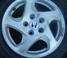 97-01 Honda Prelude Oem 5 Spoke Right Curve Aluminum Alloy Wheel 16 5x114.3 R
