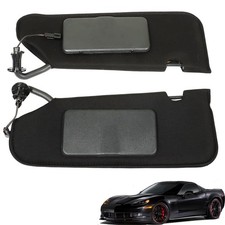 Black Sun Visor Vanity Mirror Left Right For C6 Corvette 2005 2013 23142243 Black Sun Visor Vanity Mirror Left Right For C6 Corvette 2005 2013 23142243